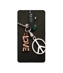 Amazon Brand - Solimo Designer Love and Peace UV Printed Soft Back Case Mobile Cover for Lenovo K8 Note