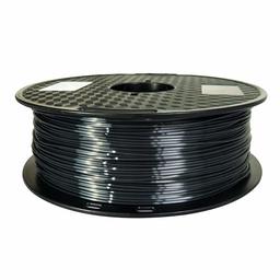 Eono door Amazon Zijde Zwart PLA Filament 1.75 mm 3D Printer Filament 1KG 3 lb Spoel 3D Printing Materiaal Zijdeglans Glanzend Metallic Metalen PLA Filament