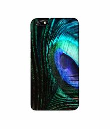 Amazon Brand - Solimo Designer Peacock Feather 3D Printed Hard Back Case Mobile Cover for Huawei Honor 4X