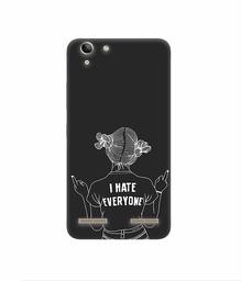 Amazon Brand - Solimo Designer I Hate Everyone 3D Printed Hard Back Case Mobile Cover for Lenovo Vibe K5