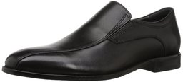 Amazon Brand - 206 Collective Men's Maxelton Slip On Dress Loafer, Black Leather, 9 D US