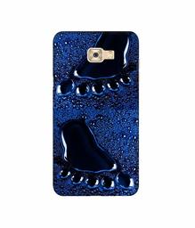 Amazon Brand - Solimo Designer Foot Impression 3D Printed Hard Back Case Mobile Cover for Samsung Galaxy C7 Pro