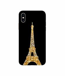 Amazon Brand - Solimo Designer Golden Pairs 3D Printed Hard Back Case Mobile Cover for Apple iPhone Xs Max