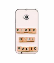 Amazon Brand - Solimo Designer Black Girl Magic 3D Printed Hard Back Case Mobile Cover for Motorola Moto E 2nd Generation