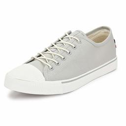 Klepe Men's LT Grey Vulcansied Canvas Sneakers-10 UK (44 EU) (11 US) (0706F/GRY)