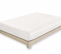 Brushed Cotton Blended 1 Fitted Sheet Only, Ivory, Super King