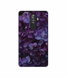 Amazon Brand - Solimo Designer Purple Flowers UV Printed Soft Back Case Mobile Cover for Lenovo K8 Note