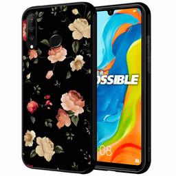 Amazon Brand - Solimo Designer Floral Printed Hard Back Case Mobile Cover for Huawei P30 Lite (D1160)