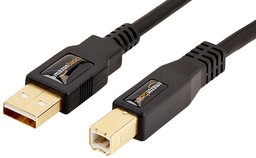 AmazonBasics USB 2.0 Cable - A-Male to B-Male - 6 Feet (1.8 Meters)