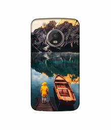 Amazon Brand - Solimo Designer Lake View UV Printed Soft Back Case Mobile Cover for Motorola Moto G5 Plus