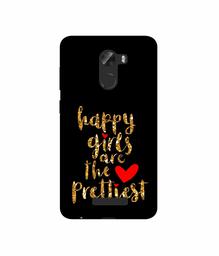 Amazon Brand - Solimo Designer Happy Girls are The Prettiest 3D Printed Hard Back Case Mobile Cover for Gionee A1 Lite