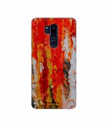 Amazon Brand - Solimo Designer Orange Color Spread 3D Printed Hard Back Case Mobile Cover for LG G7 ThinQ