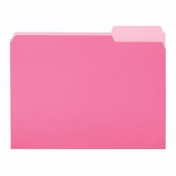 AmazonBasics File Folder - Color, 1/3 Tab, Pink, Letter, 36-Pack