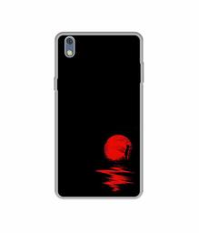 Amazon Brand - Solimo Designer Red Moon UV Printed Soft Back Case Mobile Cover for Lyf Water 8