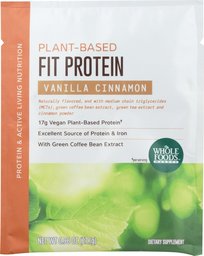 Whole Foods Market, Plant Based Fit Protein - Vanilla Cinnamon PACKET, 0.96 Ounce