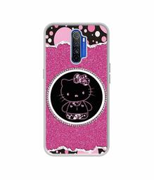 Amazon Brand - Solimo Designer Kitty with Glitter UV Printed Soft Back Case Mobile Cover for Oppo Reno Ace/Realme X2 Pro