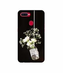 Amazon Brand - Solimo Designer Hanging Flowerpot 3D Printed Hard Back Case Mobile Cover for Oppo F9