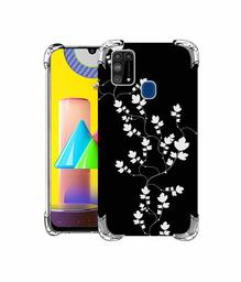 Amazon Brand - Solimo Designer Color Flowers UV Printed Soft Back Case Mobile Cover for Samsung Galaxy M31