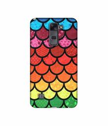 Amazon Brand - Solimo Designer Multicolor Pattern 3D Printed Hard Back Case Mobile Cover for LG Stylus 2