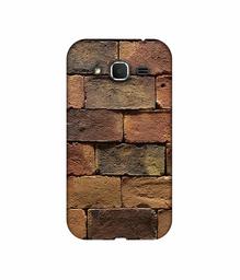 Amazon Brand - Solimo Designer Burn Bricks 3D Printed Hard Back Case Mobile Cover for Samsung Galaxy Core Prime