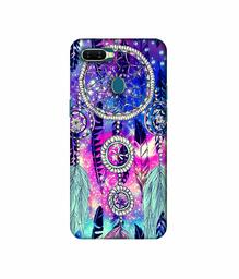 Amazon Brand - Solimo Designer Round Wall Hanging Pattern 3D Printed Hard Back Case Mobile Cover for Oppo A7