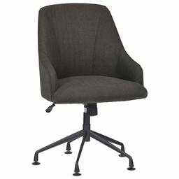 Rivet Modern Upholstered Swivel Chair, 24.4