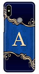 Amazon Brand - Solimo Designer Blue Pattern Alphabet-A 3D Printed Hard Back Case Mobile Cover for Xiaomi Redmi Y2