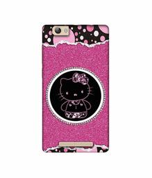 Amazon Brand - Solimo Designer Kitty with Glitter UV Printed Soft Back Case Mobile Cover for Lava A97