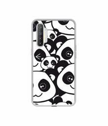 Amazon Brand - Solimo Designer Panda Texture UV Printed Soft Back Case Mobile Cover for Realme XT