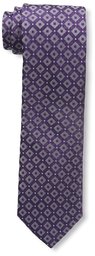 Franklin Tailored Men's Square Diamond Tie, Purple