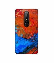 Amazon Brand - Solimo Designer Wax Color On Canvas 3D Printed Hard Back Case Mobile Cover for Nokia 6.1 Plus