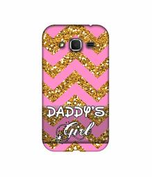 Amazon Brand - Solimo Designer Daddy's Girl 3D Printed Hard Back Case Mobile Cover for Samsung Galaxy Core Prime