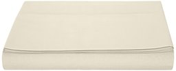 AmazonBasics - Lençol de poliéster 200 fios, 280 x 320 10 cm - creme