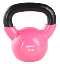 AmazonBasics Vinyl Kettlebell 15 lb