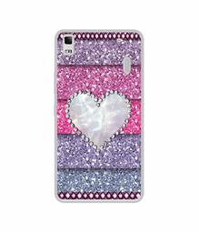 Amazon Brand - Solimo Designer Stone Heart UV Printed Soft Back Case Mobile Cover for Lenovo K3 Note / A7000