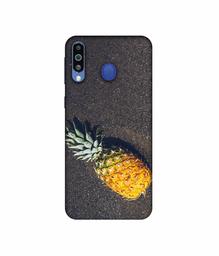 Amazon Brand - Solimo Designer Pineapple 3D Printed Hard Back Case Mobile Cover for Samsung Galaxy M21