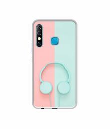 Amazon Brand - Solimo Designer Head Phone UV Printed Soft Back Case Mobile Cover for Infinix Hot 8