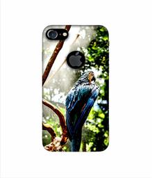 Amazon Brand - Solimo Designer Macaw Parrot 3D Printed Hard Back Case Mobile Cover for Apple iPhone 7 (with Logo Cut)