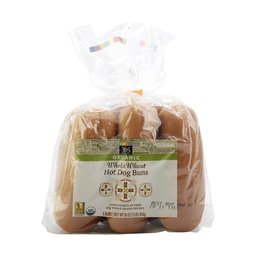 365 Everyday Value, Organic Whole Wheat Hot Dog Buns (6 pk), 16 Ounce