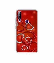 Amazon Brand - Solimo Designer Hearts UV Printed Soft Back Case Mobile Cover for LG W30 Pro