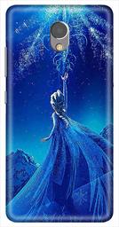 Amazon Brand - Solimo Designer Girl Blue Design 3D Printed Hard Back Case Mobile Cover for Lenovo P2