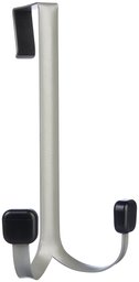 AmazonBasics Over-the-Door Double Hooks, Nickel