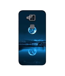 Amazon Brand - Solimo Designer Moon Pattern Print 3D Printed Hard Back Case Mobile Cover for Huawei G8