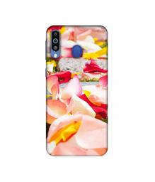 Amazon Brand - Solimo Designer Rose Petals 3D Printed Hard Back Case Mobile Cover for Samsung Galaxy M21