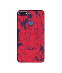 Amazon Brand - Solimo Designer Red Paint 3D Printed Hard Back Case Mobile Cover for Huawei Honor 7A