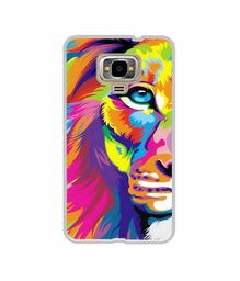 Amazon Brand - Solimo Designer Funny Cat Pattern Print UV Printed Soft Back Case Mobile Cover for Samsung Z4