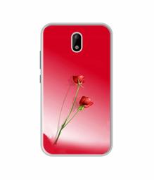 Amazon Brand - Solimo Designer Red Roses UV Printed Soft Back Case Mobile Cover for Itel A23