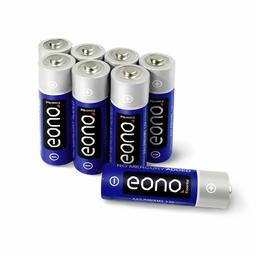 Eono by Amazon - Alkaline AA Batteries (Pack of 8)