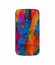 Amazon Brand - Solimo Designer Dark Multicolor Canvas 3D Printed Hard Back Case Mobile Cover for Motorola Moto G 2nd Generation