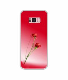 Amazon Brand - Solimo Designer Red Roses UV Printed Soft Back Case Mobile Cover for Samsung Galaxy S8 Plus